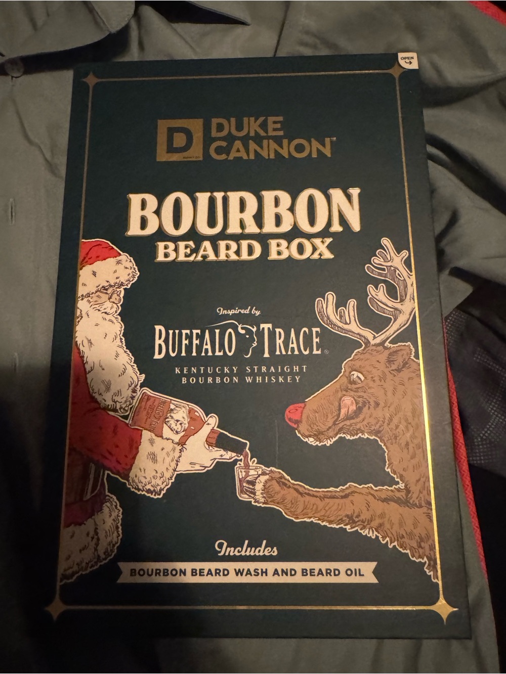 Duke Cannon Buffalo Trace Bourbon Beard Box - Wash and Oil